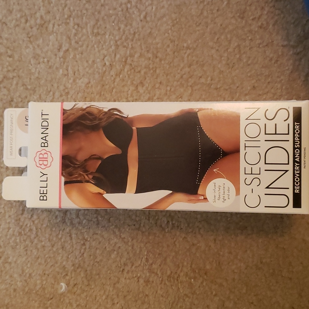 *NEW* Belly Bandit c-section undies. Nude, size LG.